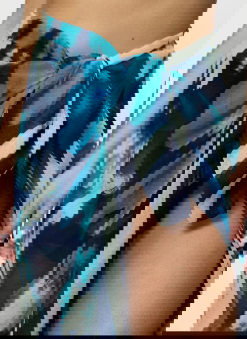 Pareo Triumph Beach MyWear TURQUOISE - DARK COMBINATION