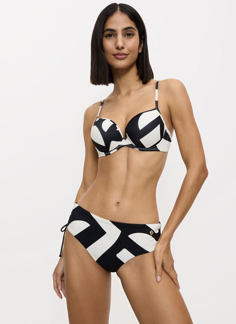 Spodní díl plavek TRIUMPH SUMMER ALLURE MIDI X WHITE - DARK COMBINATION