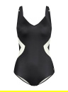 Jednodílné plavky TRIUMPH SUMMER ALLURE OP WHITE - DARK COMBINATION