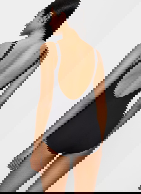 Costum de baie dintr-o singură piesă TRIUMPH SUMMER ALLURE OP WHITE - DARK COMBINATION