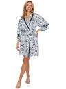 Souprava pyžama a županu DOCTOR NAP 7255-7258 BANDANA