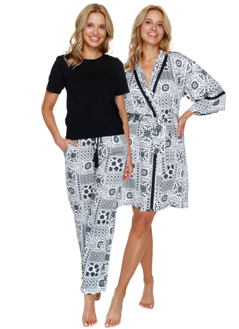 Set pijama și halat DOCTOR NAP 7255-7258 BANDANA