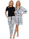 Souprava pyžama a županu DOCTOR NAP 7255-7258 BANDANA