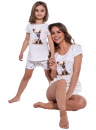 Set pentru mamă și fiică CORNETTE CHIHUAHUA ecru