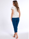 Pijama dama CORNETTE 055/305 HEART ecru
