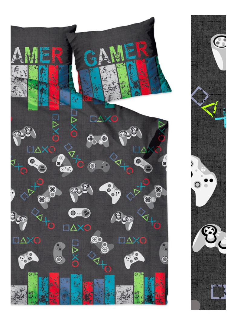 Lenjerie de pat din bumbac GRENO PREMIUM GAMER