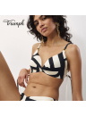 Fürdőruha felső TRIUMPH SUMMER ALLURE P 01 WHITE - DARK COMBINATION
