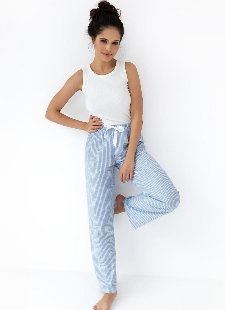 Pijama dama SENSIS DAGNA crem-albastru