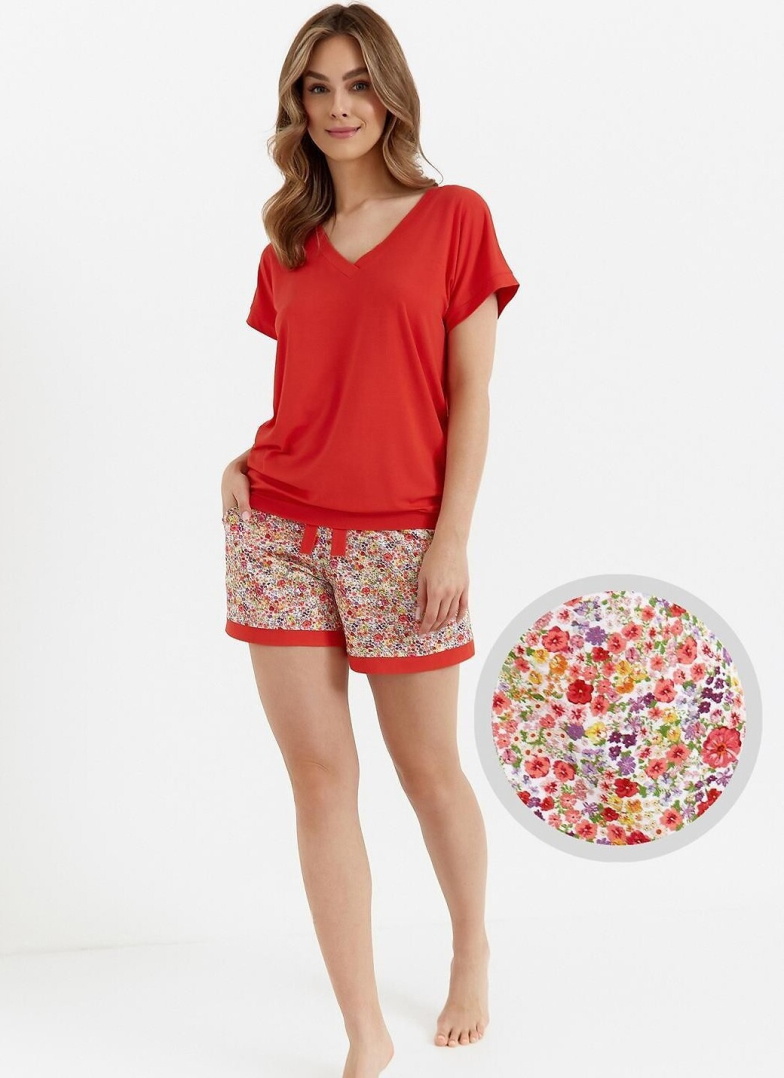 Pijama dama CANA 454 roșu