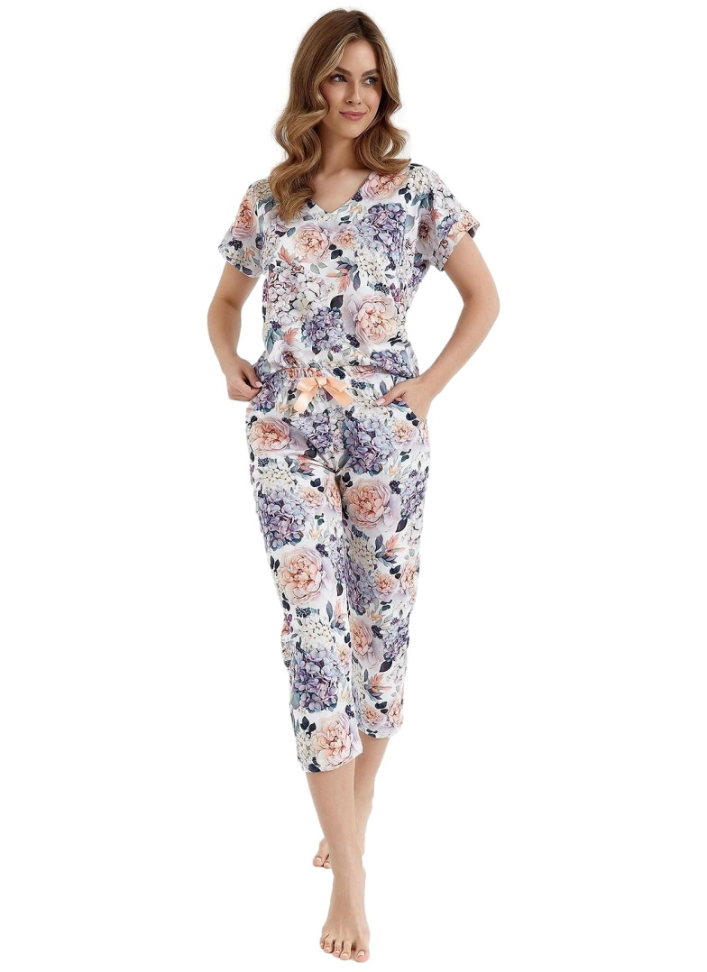 Pijama dama CANA 468 violet-floral