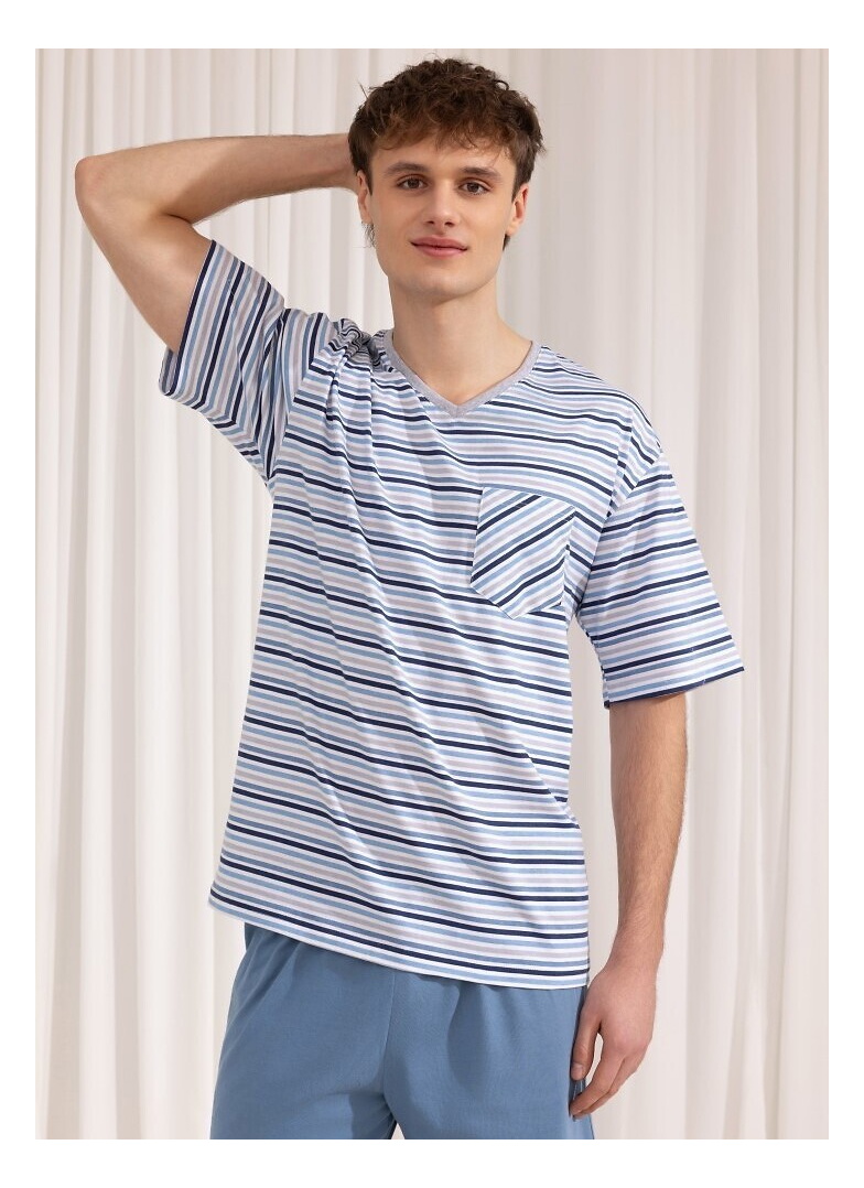 Pijama bărbați REGINA 496 albastru