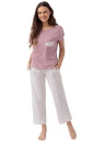 Pijama dama LUNA 319 cacao