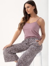 Pijama dama LUNA 315 panteră cacao
