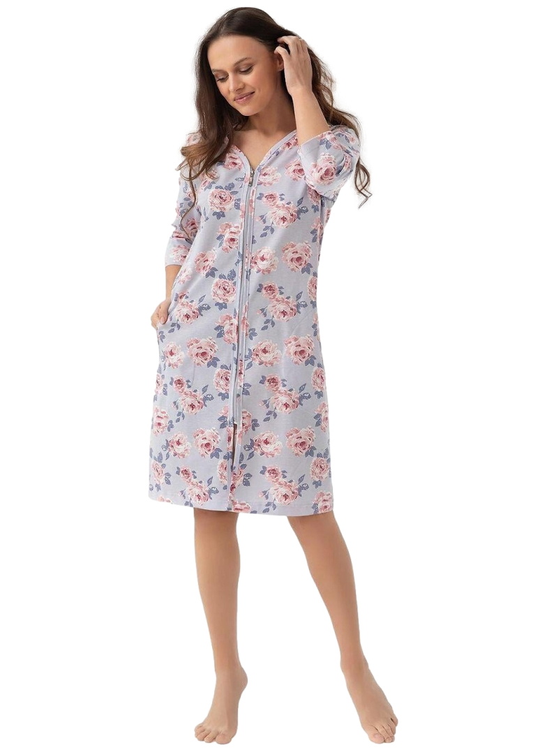 Halat dama LUNA 390 gri-albastru