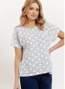Pijama dama TARO DEMI 3418 ecru-albastru închis