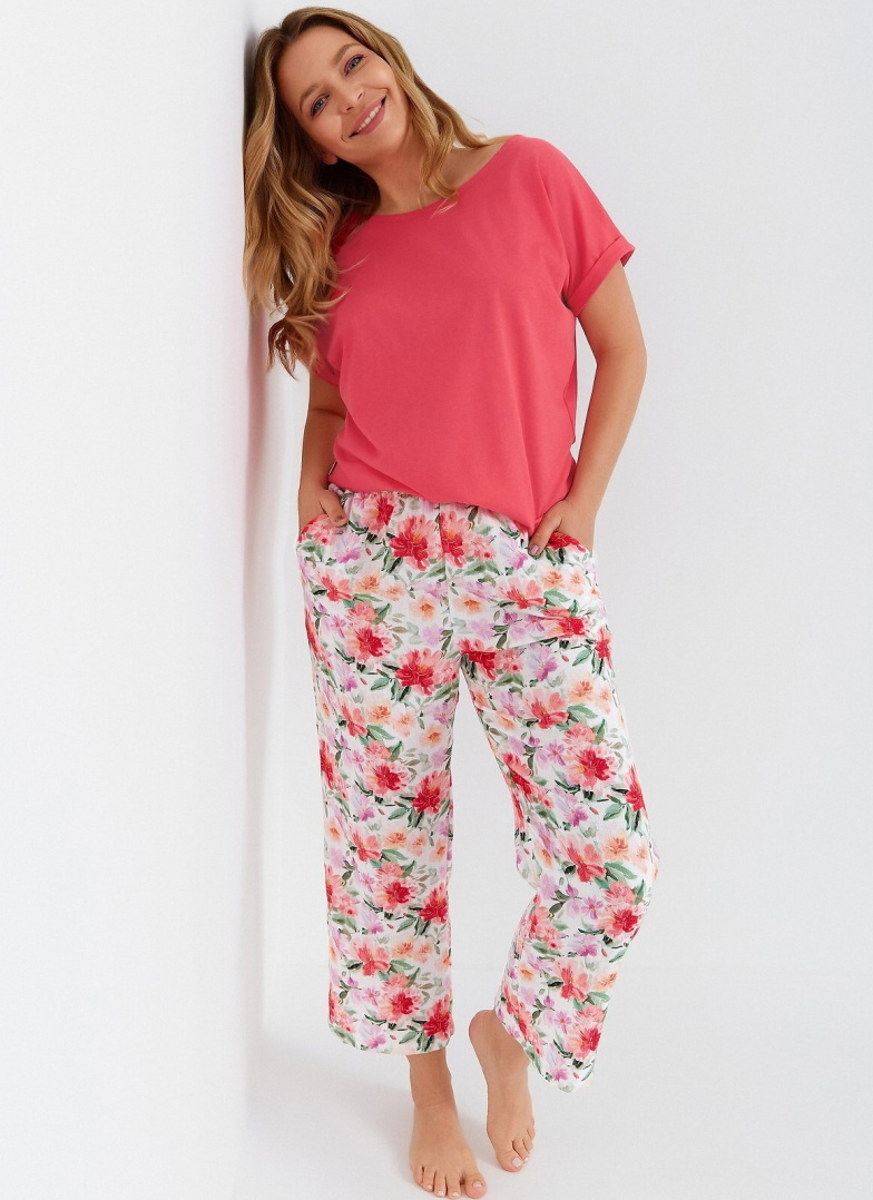 Pijama dama TARO ARIA 3427 coral