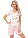 Piżama damska Donna Amaris 1/2 ecru