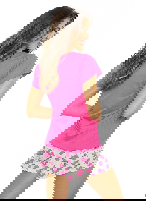 Dámské pyžamo DONNA CHERRY SHORT fuchsie