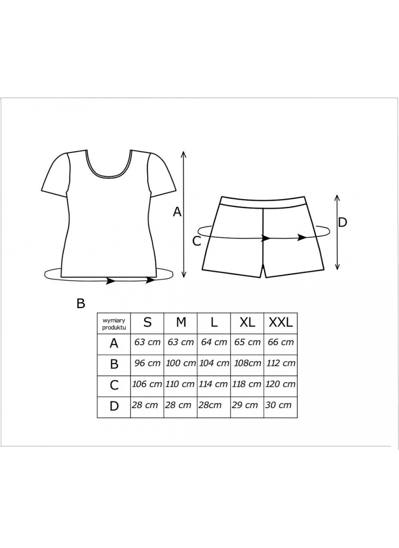 Dámské pyžamo DONNA CHERRY SHORT fuchsie
