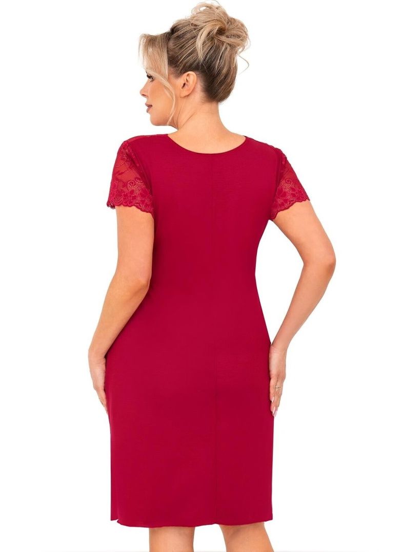 Cămașă de noapte DONNA LIVIA burgundy