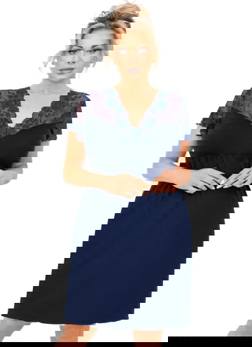 Noční košile DONNA LIVIA DARK BLUE