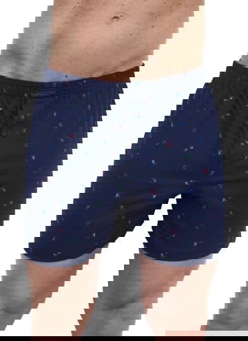 Boxeri bărbați CORNETTE COMFORT 002/314 albastru închis