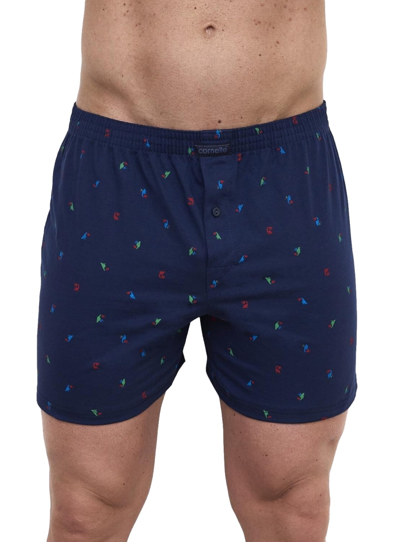 Boxeri bărbați CORNETTE COMFORT 002/314 albastru închis