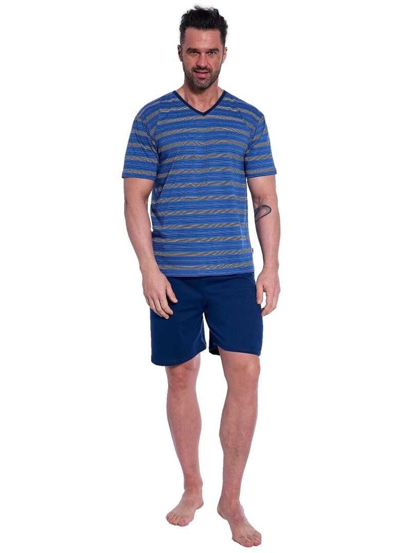 Pijama bărbați CORNETTE VARIOUS 330/47 albastru închis