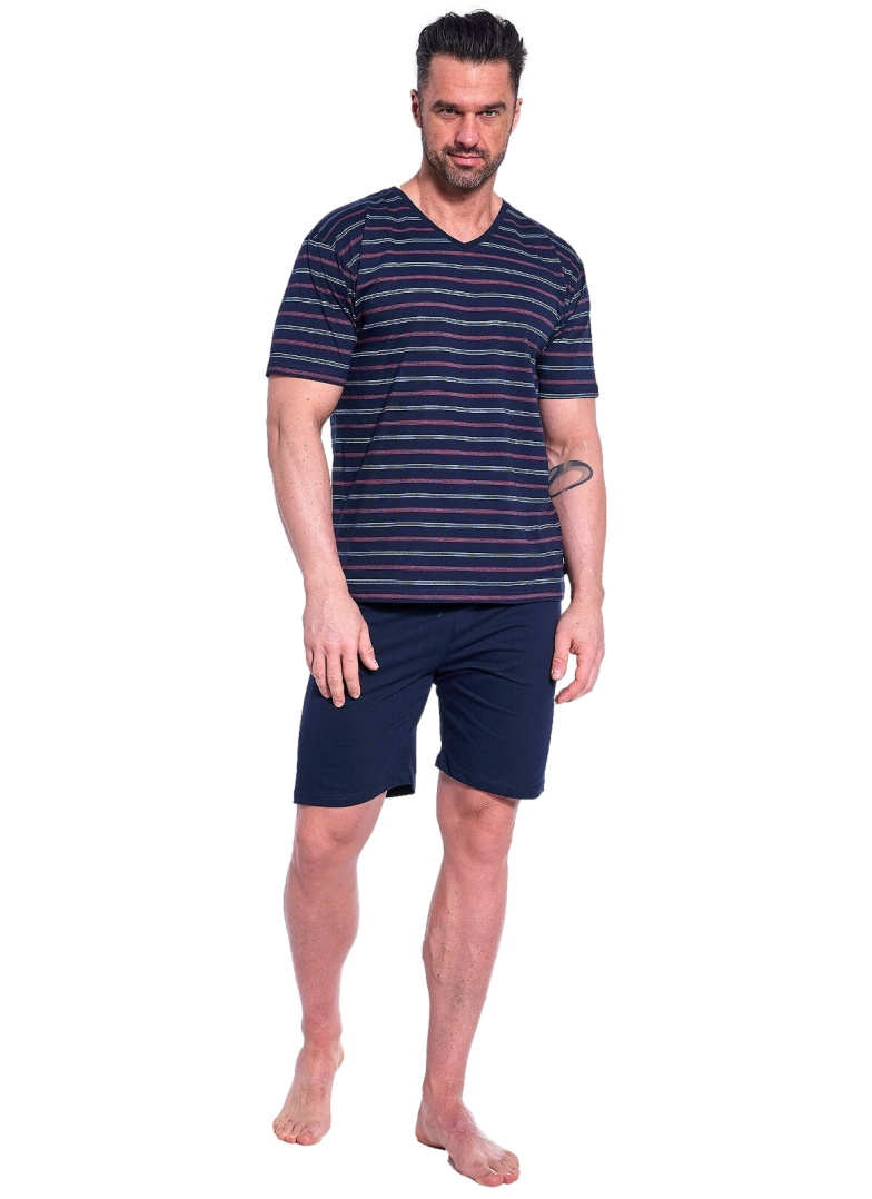Pijama bărbați CORNETTE 330/49 albastru închis