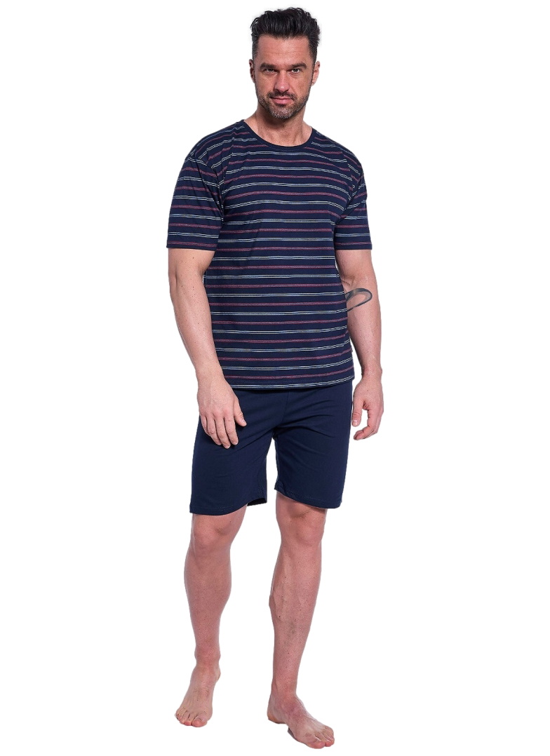 Pijama bărbați CORNETTE VARIOUS 338/51 albastru închis