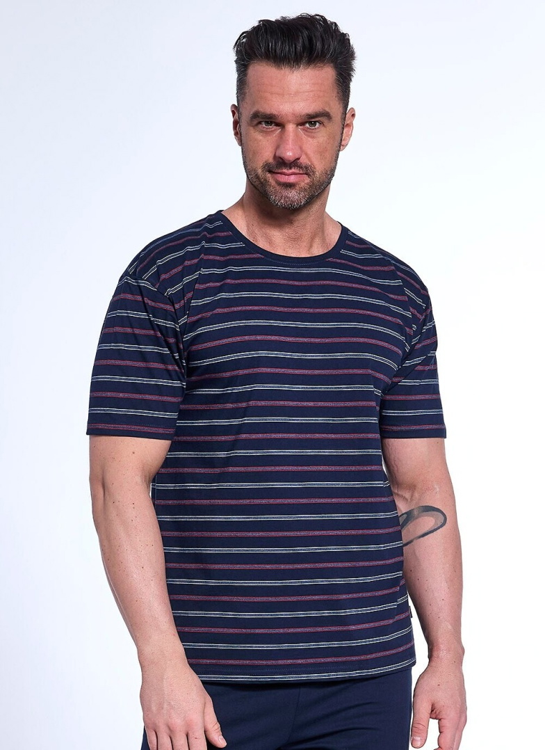 Pijama bărbați CORNETTE VARIOUS 338/51 albastru închis