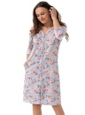 Halat dama LUNA 390 gri-albastru