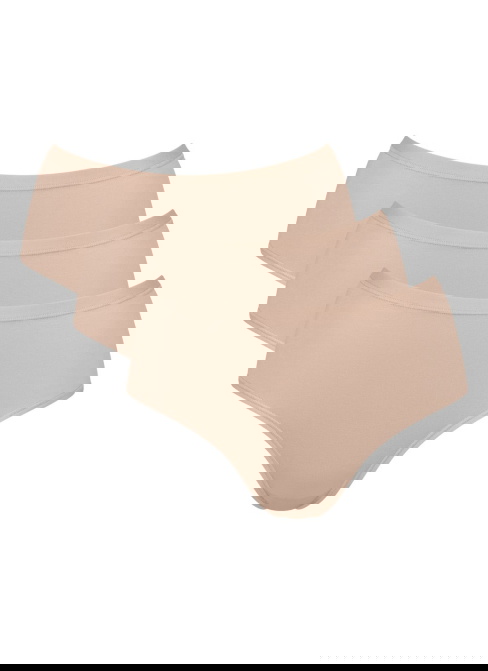Chiloți dama SLOGGI GO DAILY COTTON MIDI 3PACK 00LZ - NEW BEIGE