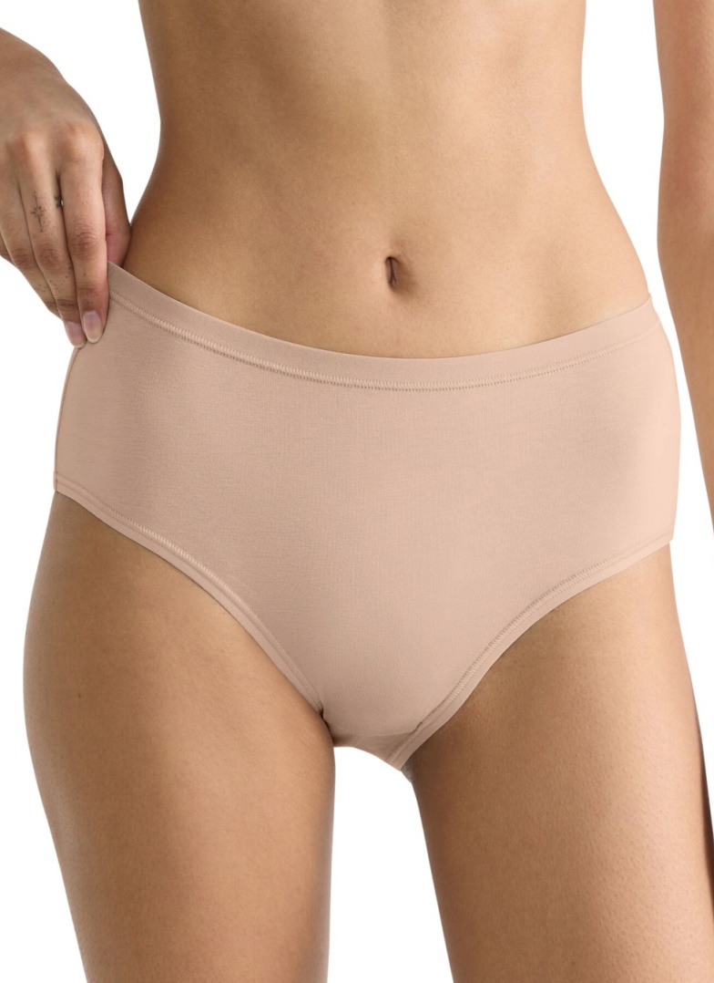 Chiloți dama SLOGGI GO DAILY COTTON MIDI 3PACK 00LZ - NEW BEIGE