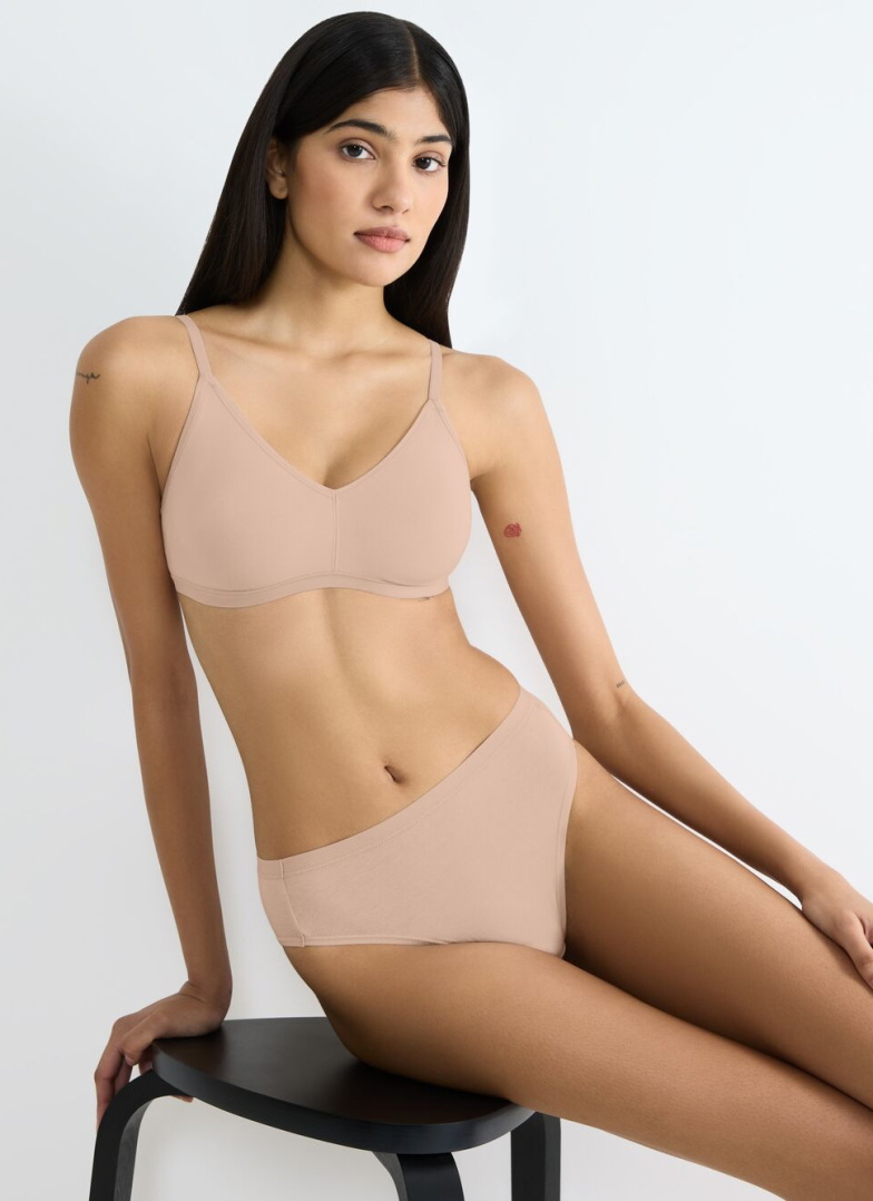 Chiloți dama SLOGGI GO DAILY COTTON TAI 00LZ - NEW BEIGE