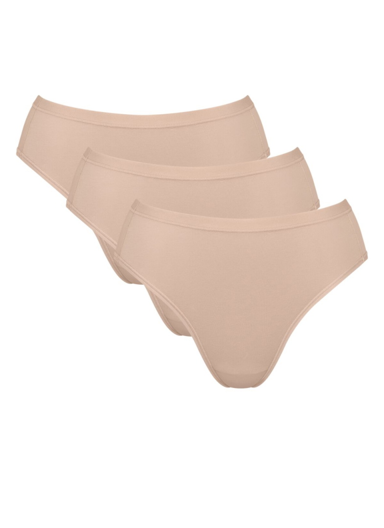 Női bugyi SLOGGI GO DAILY COTTON TAI 3PACK 00LZ - NEW BEIGE