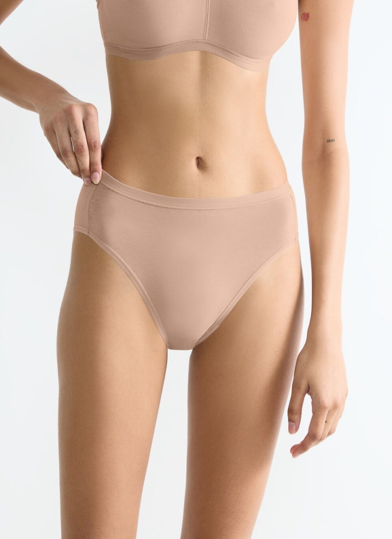 Chiloți dama SLOGGI GO DAILY COTTON TAI 3PACK 00LZ - NEW BEIGE