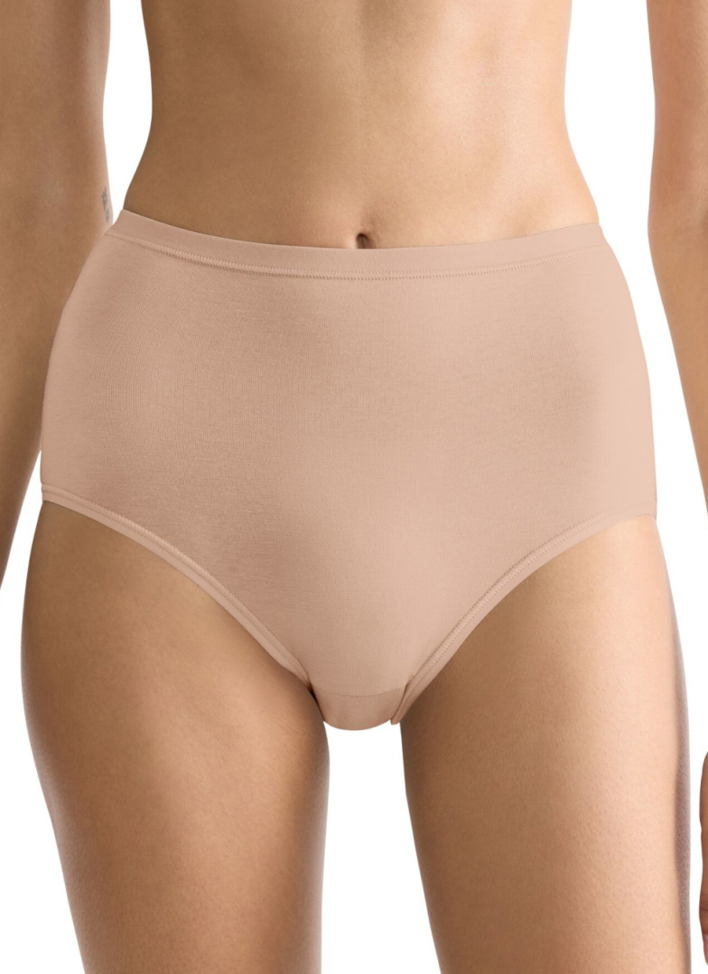 Chiloți dama SLOGGI GO DAILY COTTON HIGHWAIST 3PACK 00LZ - NEW BEIGE