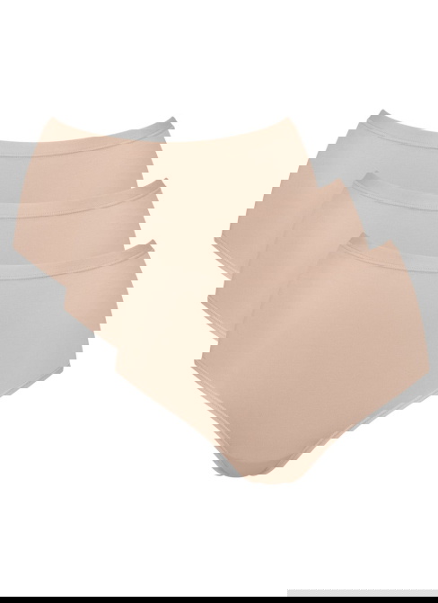 Chiloți dama SLOGGI GO DAILY COTTON HIGHWAIST 3PACK 00LZ - NEW BEIGE