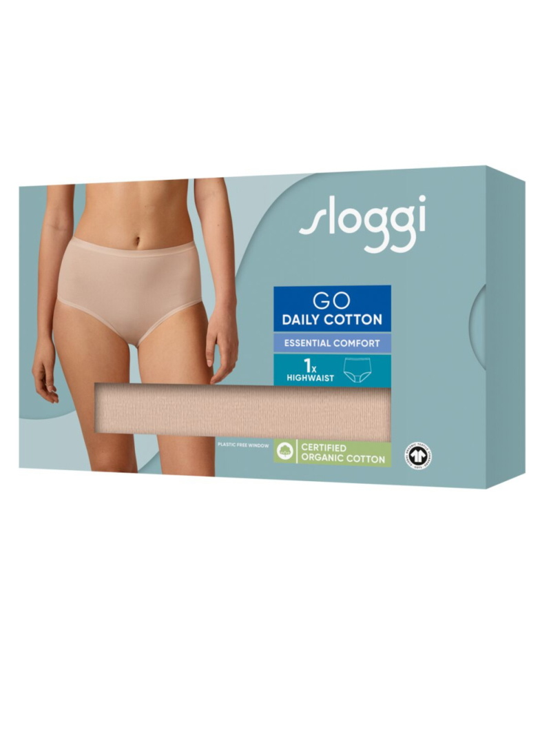 Női bugyi SLOGGI GO DAILY COTTON HIGHWAIST 00LZ - NEW BEIGE