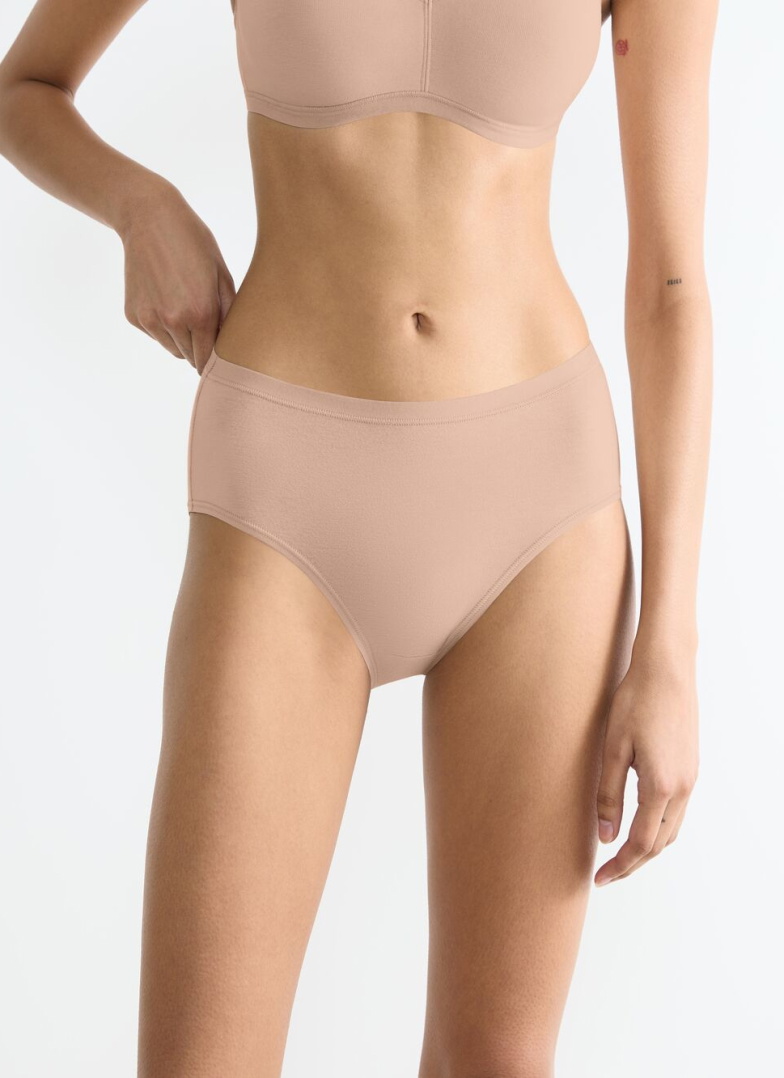 Női bugyi SLOGGI GO DAILY COTTON MIDI 00LZ - NEW BEIGE