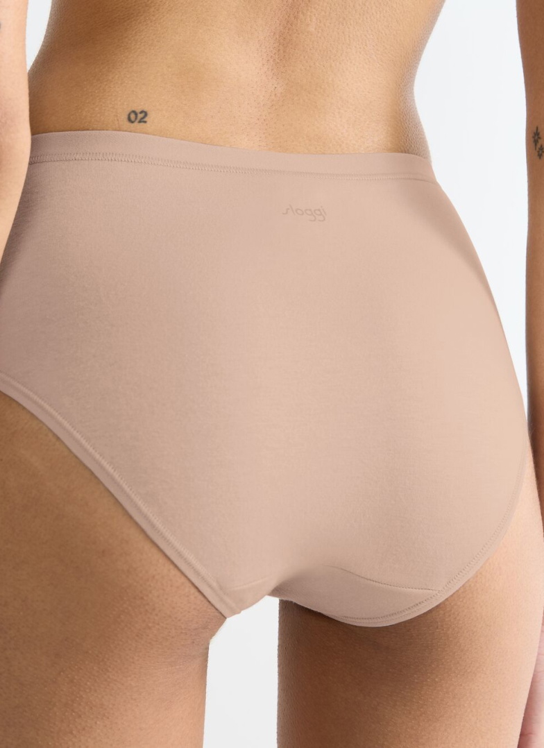Női bugyi SLOGGI GO DAILY COTTON MIDI 00LZ - NEW BEIGE