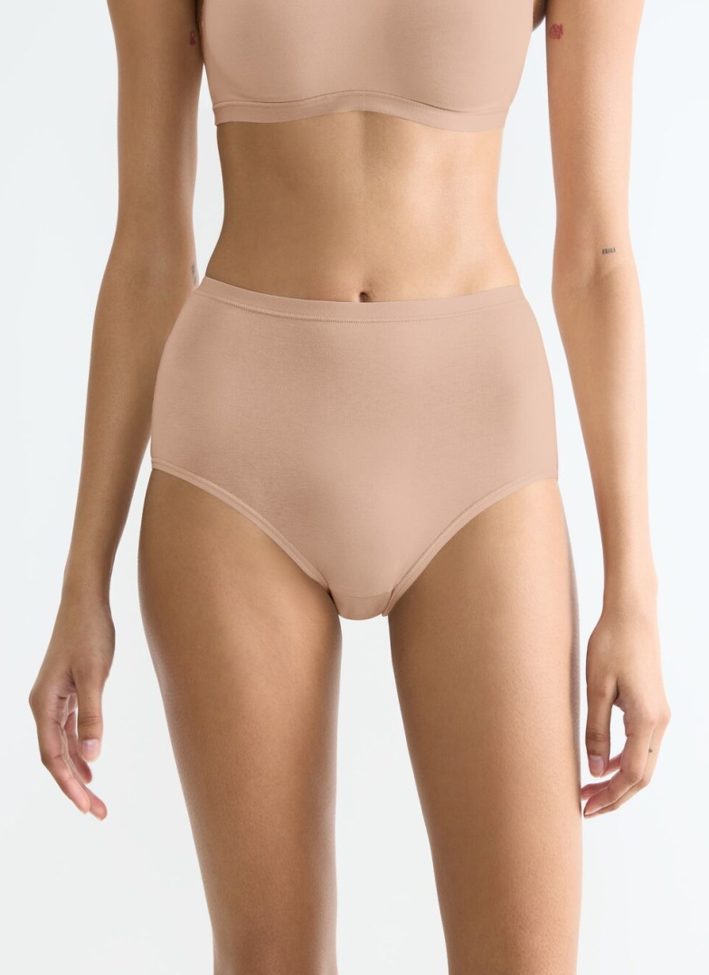 Női bugyi SLOGGI GO DAILY COTTON HIGHWAIST 00LZ - NEW BEIGE