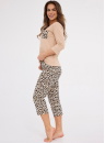 Pijama dama CORNETTE 602/441 PANTHER 4 3/4 bej