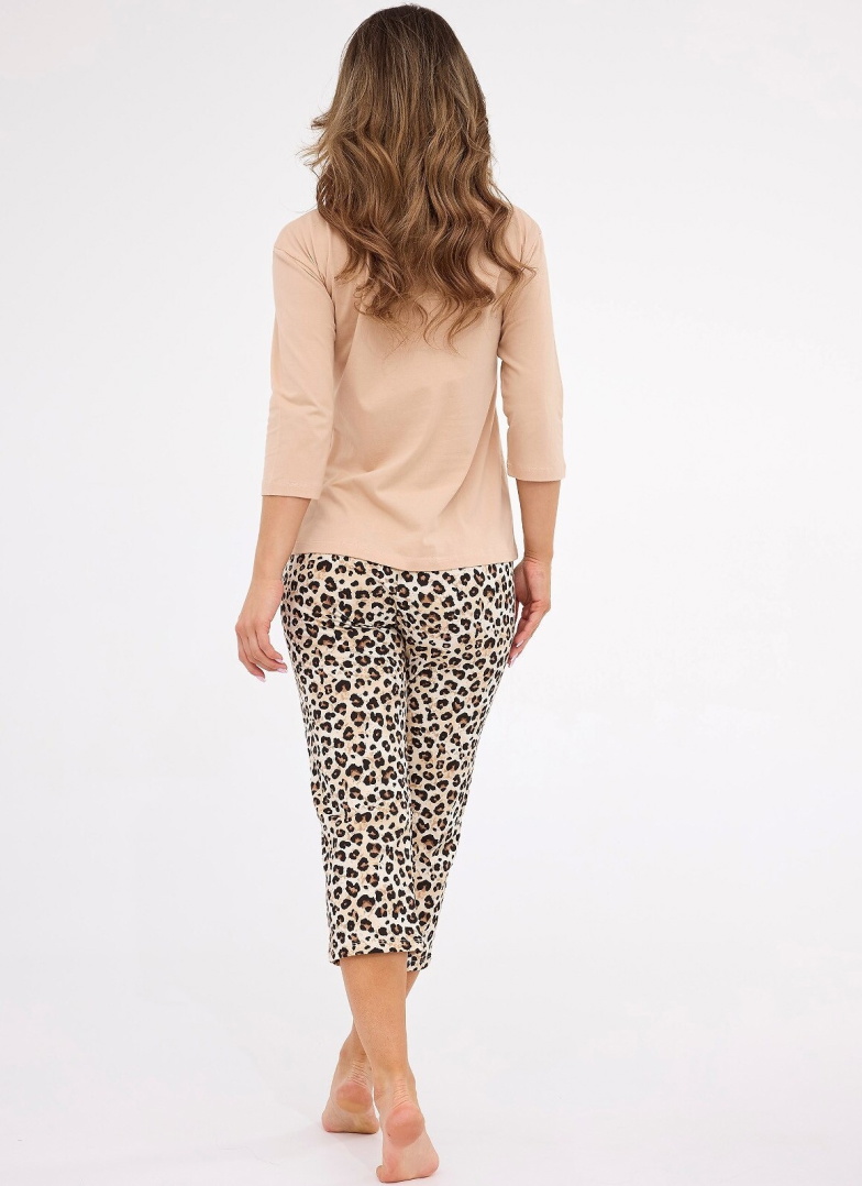 Pijama dama CORNETTE 602/441 PANTHER 4 3/4 bej