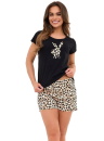 Pijama dama CORNETTE 628/460 BUNNIES 2 negru