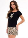 Pijama dama CORNETTE 628/460 BUNNIES 2 negru