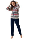 Dres damski Luna 341 Velour szary-granatowy