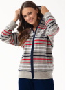 Trening dama LUNA 341 VELOUR gri-albastru închis
