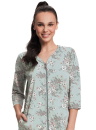 Halat dama LUNA 390 verde flori